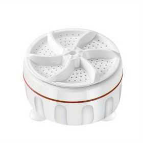 1pc Portable Mini Washing Machine for Underwear and Clothing - Small and Convenient Rotating Wave Vibration Laundry Machine for Dormitories and T